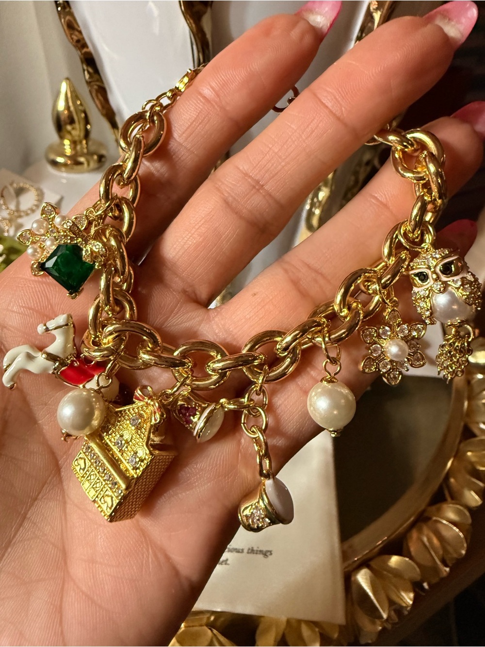kate spade Gold Winter Wonderland Charm Bracelet - Picture 3 of 3